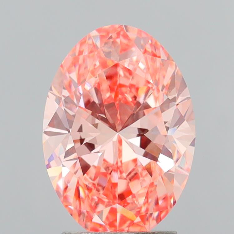 2.77 Carat Oval Shaped, Ideal Cut, VVS2 Clarity, IGI Certified Lab Grown Diamond