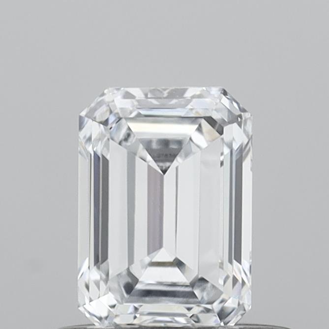 0.54 Carat Emerald Shaped, Very Good Cut, E Color, VVS1 Clarity, IGI Certified Lab Grown Diamond