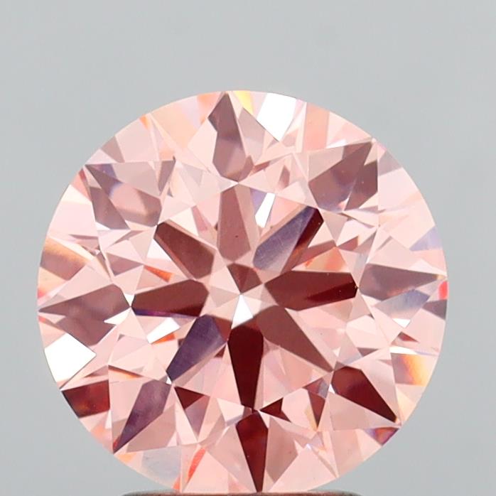 3.04 Carat Round Shaped, Ideal Cut, VS1 Clarity, IGI Certified Lab Grown Diamond