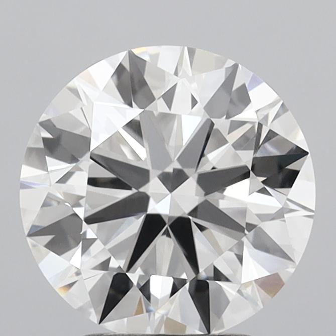 3.04 Carat Round Shaped, Ideal Cut, F Color, VVS2 Clarity, IGI Certified Lab Grown Diamond