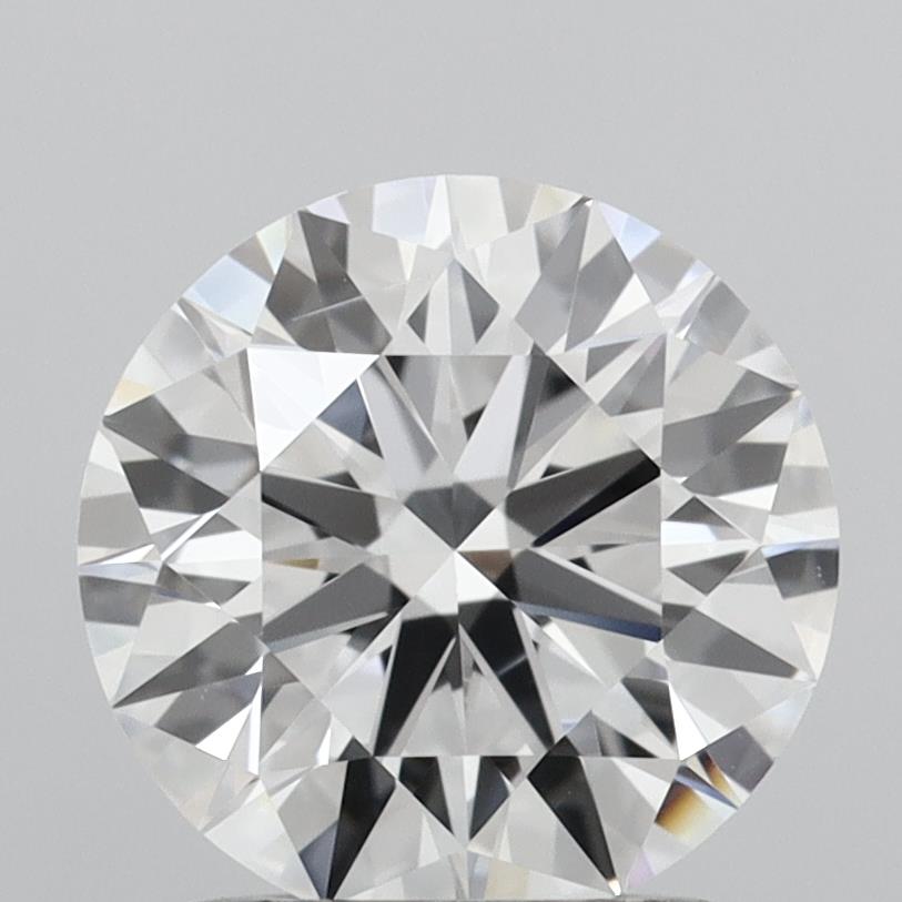 1.53 Carat Round Shaped, Ideal Cut, D Color, SI1 Clarity, IGI Certified Lab Grown Diamond