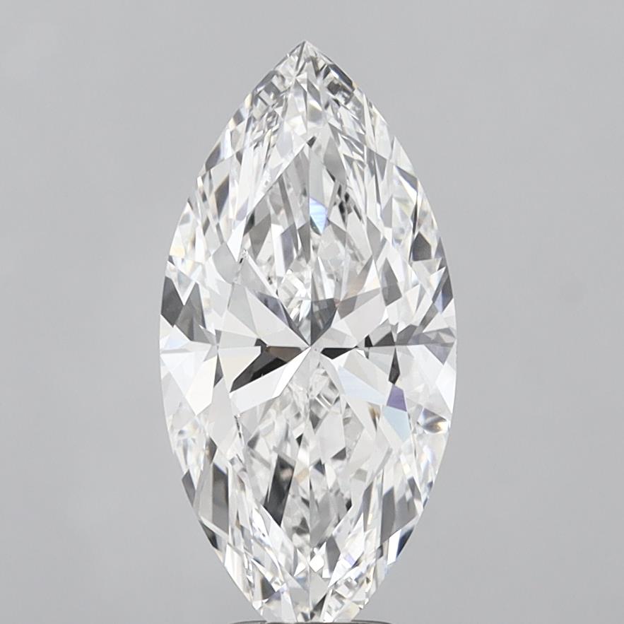 5.09 Carat Marquise Shaped, Ideal Cut, E Color, VS1 Clarity, IGI Certified Lab Grown Diamond