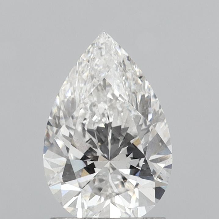 1.57 Carat Pear Shaped, Ideal Cut, F Color, VS2 Clarity, IGI Certified Lab Grown Diamond