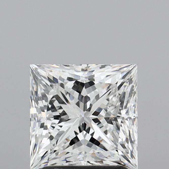 1.95 Carat Princess Shaped, Ideal Cut, D Color, VVS1 Clarity, IGI Certified Lab Grown Diamond