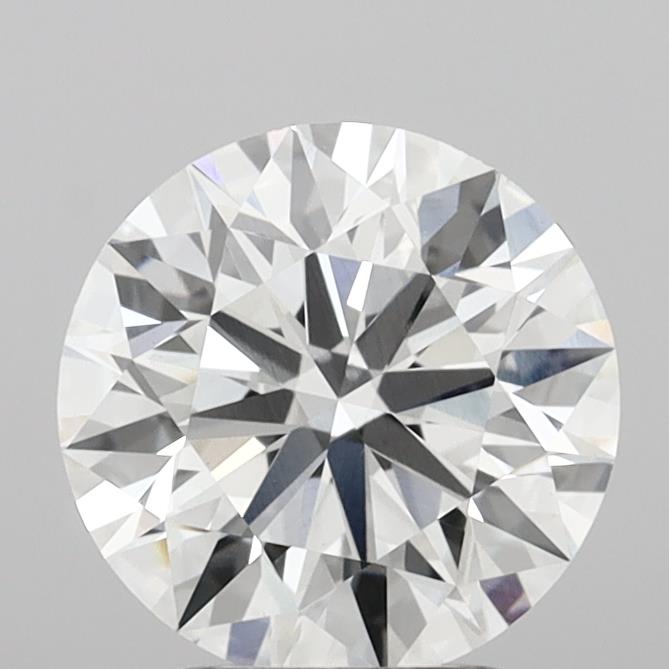 2.87 Carat Round Shaped, Ideal Cut, E Color, VVS2 Clarity, IGI Certified Lab Grown Diamond