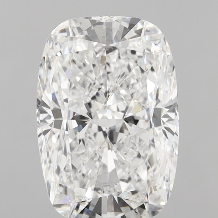 5.56 Carat Cushion Shaped, Excellent Cut, D Color, VVS2 Clarity, IGI Certified Lab Grown Diamond