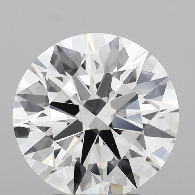 3.01 Carat Round Shaped, Ideal Cut, F Color, VVS2 Clarity, IGI Certified Lab Grown Diamond