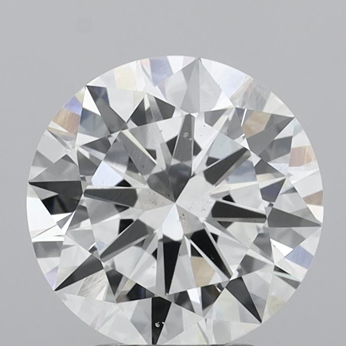 3.01 Carat Round Shaped, Excellent Cut, E Color, VS2 Clarity, IGI Certified Lab Grown Diamond