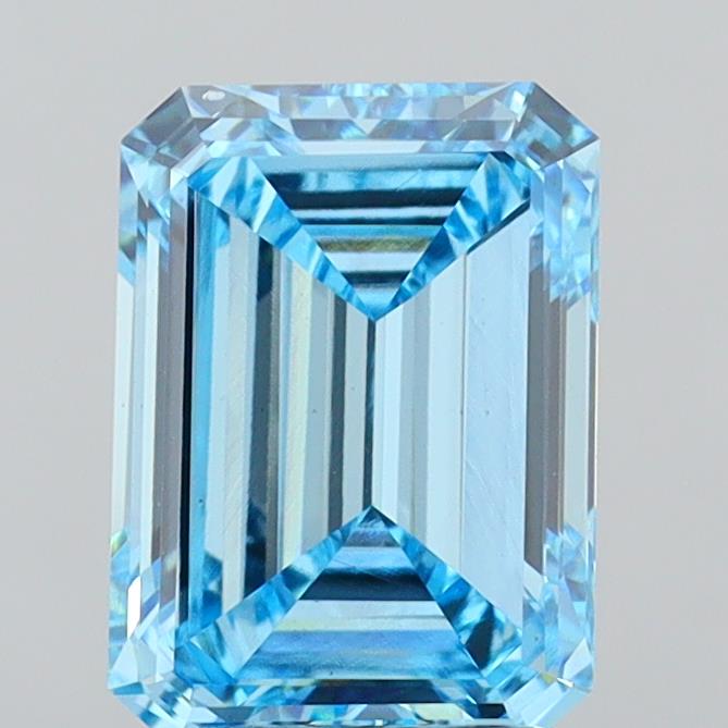2.88 Carat Emerald Shaped, Very Good Cut, VS1 Clarity, IGI Certified Lab Grown Diamond