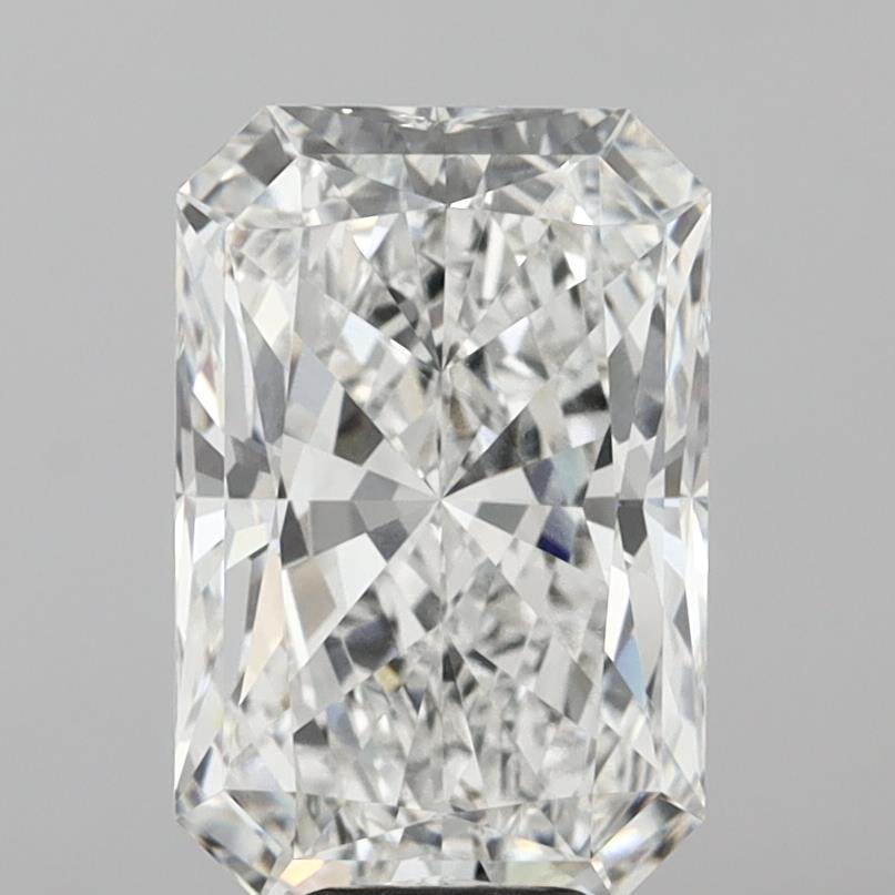 8.09 Carat Radiant Shaped, Ideal Cut, E Color, VVS2 Clarity, IGI Certified Lab Grown Diamond