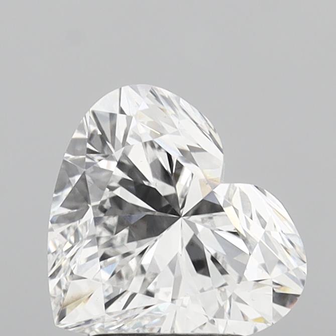 2.25 Carat Heart Shaped, Ideal Cut, E Color, VS1 Clarity, IGI Certified Lab Grown Diamond