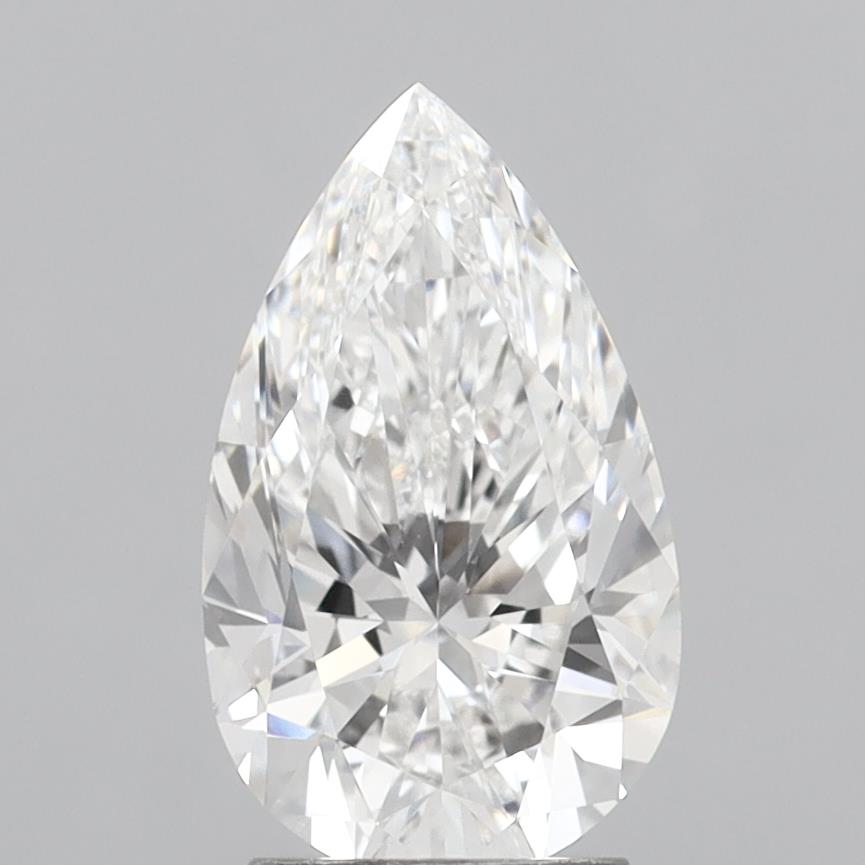 2.73 Carat Pear Shaped, Excellent Cut, E Color, VVS2 Clarity, IGI Certified Lab Grown Diamond