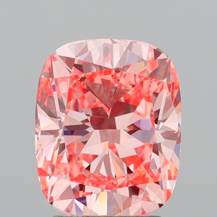 3.04 Carat Cushion Shaped, Ideal Cut, VVS2 Clarity, IGI Certified Lab Grown Diamond