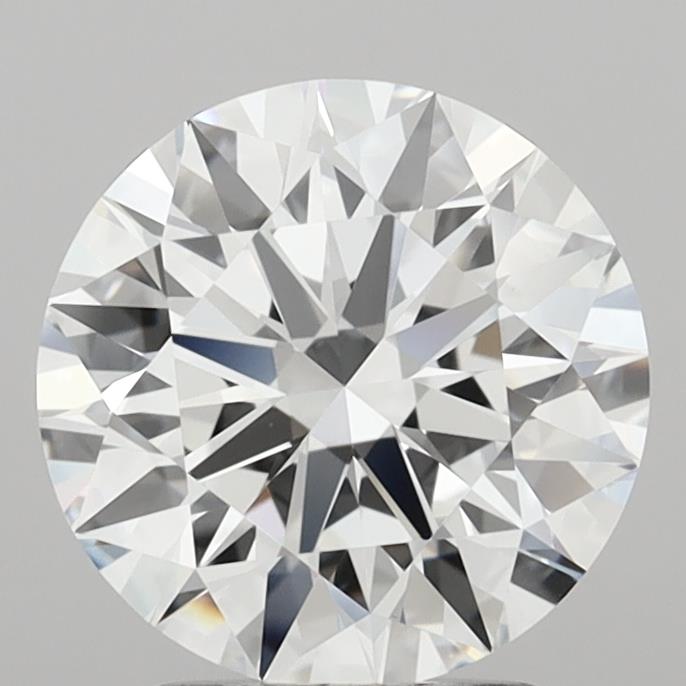 2.74 Carat Round Shaped, Ideal Cut, D Color, VVS2 Clarity, IGI Certified Lab Grown Diamond