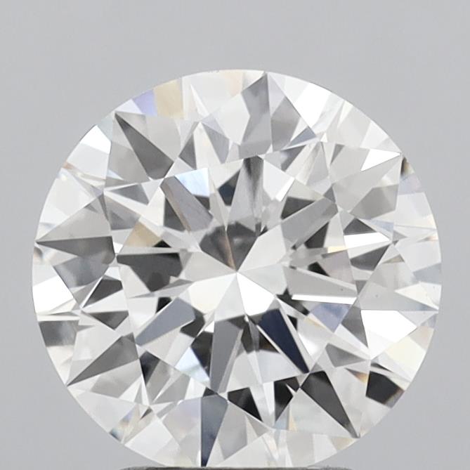 2.82 Carat Round Shaped, Excellent Cut, F Color, VVS2 Clarity, IGI Certified Lab Grown Diamond