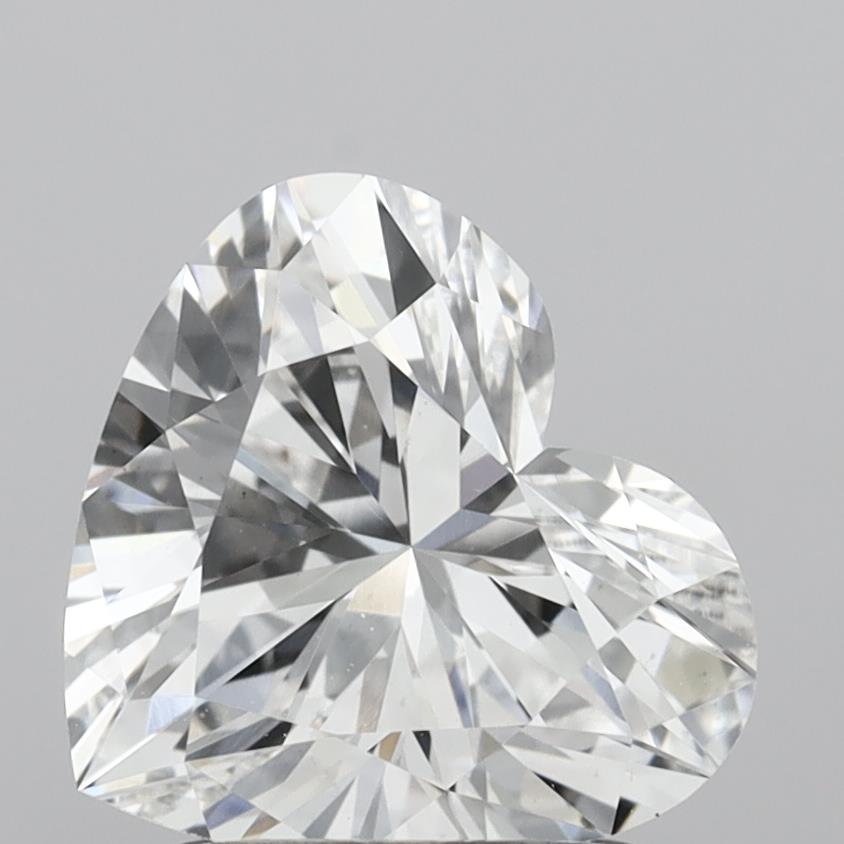 1.50 Carat Heart Shaped, Ideal Cut, E Color, VS1 Clarity, IGI Certified Lab Grown Diamond