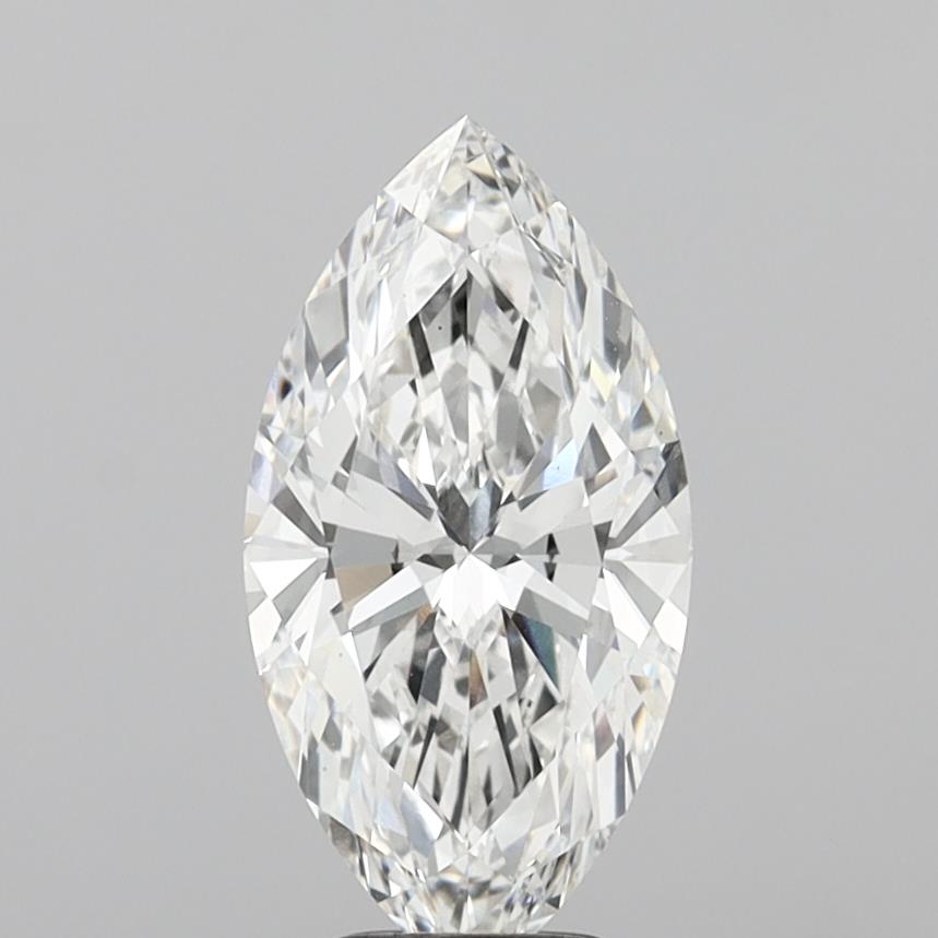 4.02 Carat Marquise Shaped, Ideal Cut, E Color, VS1 Clarity, IGI Certified Lab Grown Diamond
