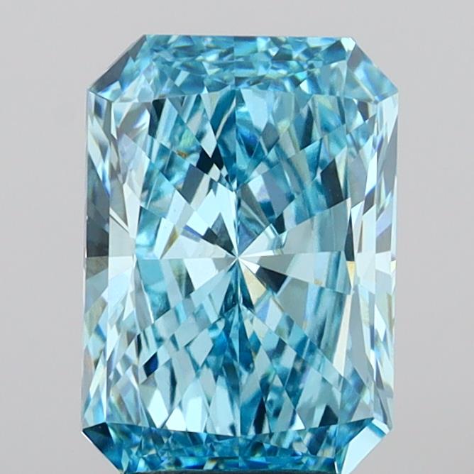 2.94 Carat Radiant Shaped, Excellent Cut, VVS2 Clarity, IGI Certified Lab Grown Diamond
