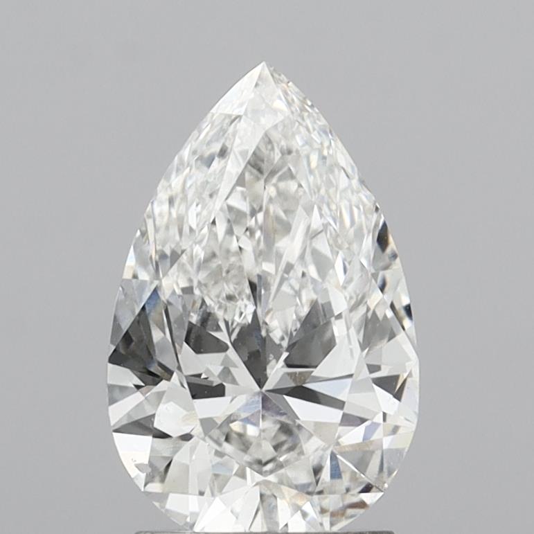 1.97 Carat Pear Shaped, Ideal Cut, F Color, VS1 Clarity, IGI Certified Lab Grown Diamond
