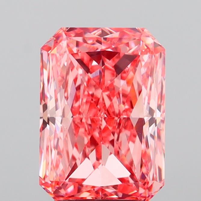 2.68 Carat Radiant Shaped, Ideal Cut, VS1 Clarity, IGI Certified Lab Grown Diamond