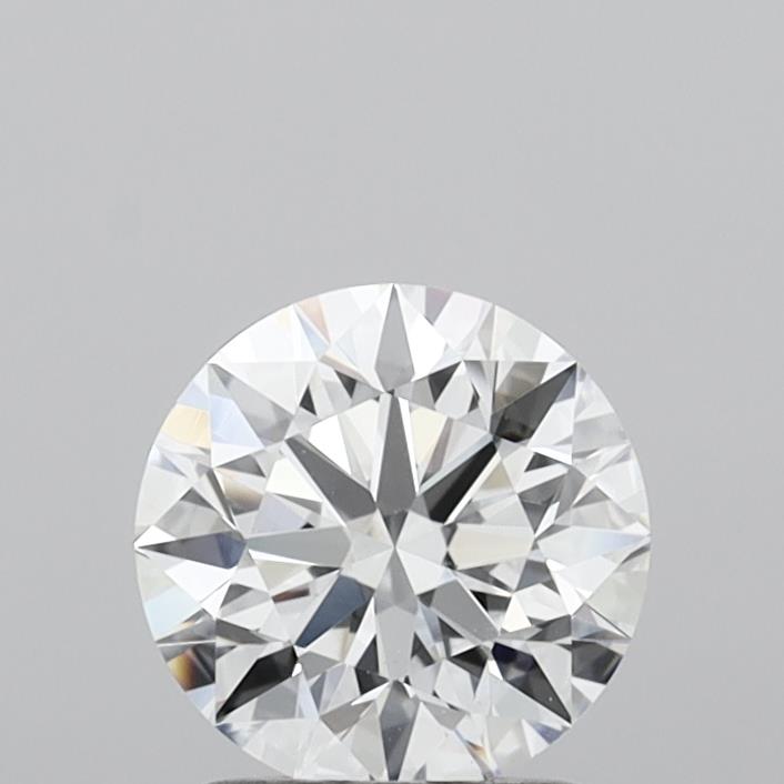 1.57 Carat Round Shaped, Ideal Cut, D Color, VVS2 Clarity, IGI Certified Lab Grown Diamond