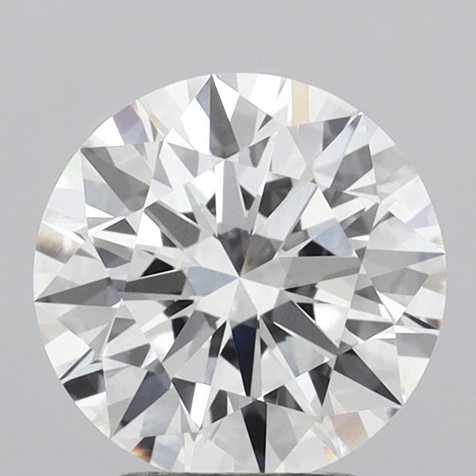 2.83 Carat Round Shaped, Excellent Cut, E Color, VVS2 Clarity, IGI Certified Lab Grown Diamond