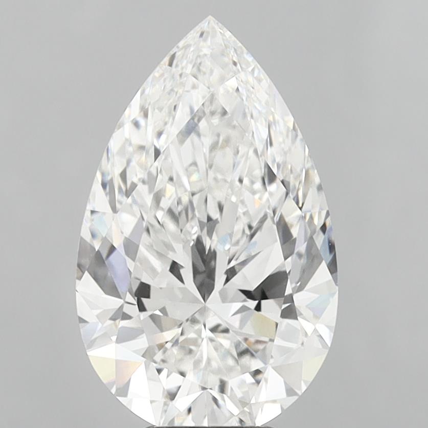 7.04 Carat Pear Shaped, Ideal Cut, E Color, VVS1 Clarity, IGI Certified Lab Grown Diamond