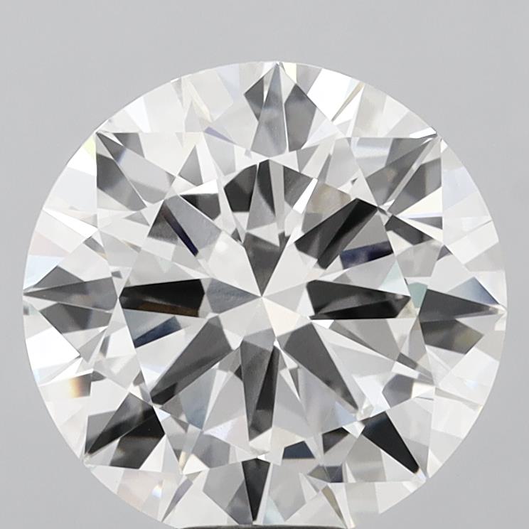10.00 Carat Round Shaped, Excellent Cut, F Color, VVS2 Clarity, IGI Certified Lab Grown Diamond