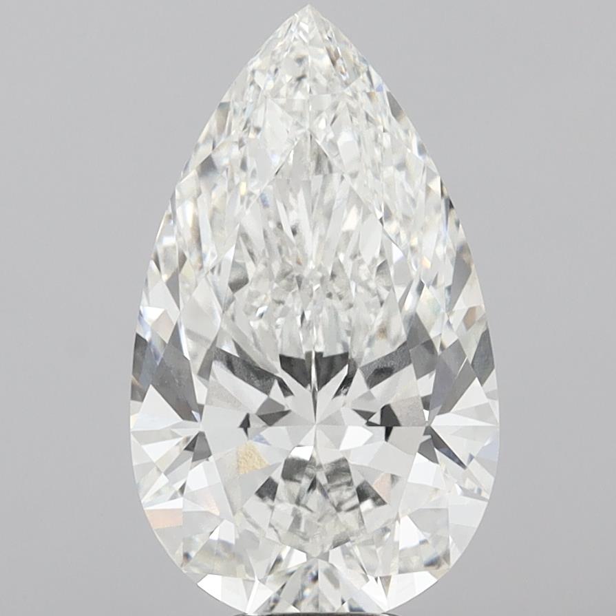 8.54 Carat Pear Shaped, Ideal Cut, G Color, VVS2 Clarity, IGI Certified Lab Grown Diamond