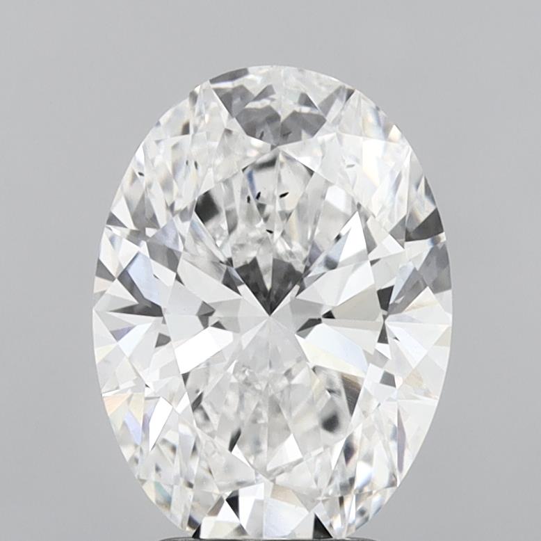 3.03 Carat Oval Shaped, Ideal Cut, E Color, SI1 Clarity, IGI Certified Lab Grown Diamond