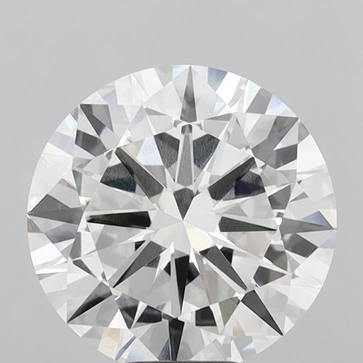 7.07 Carat Round Shaped, Excellent Cut, F Color, VVS2 Clarity, IGI Certified Lab Grown Diamond
