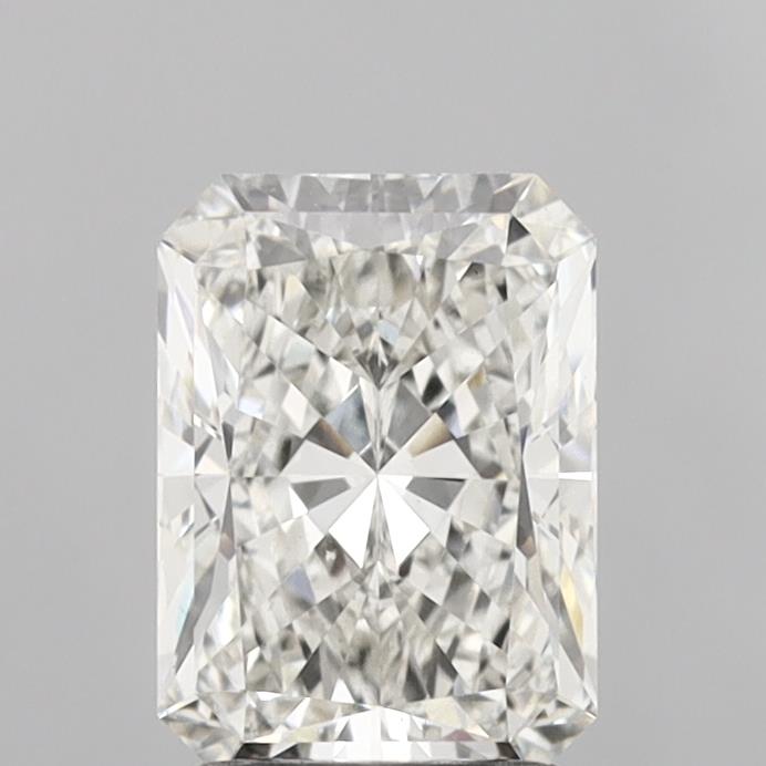 2.10 Carat Radiant Shaped, Ideal Cut, H Color, VS1 Clarity, IGI Certified Lab Grown Diamond