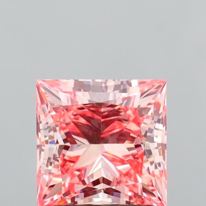 1.98 Carat Princess Shaped, Ideal Cut, VS1 Clarity, IGI Certified Lab Grown Diamond