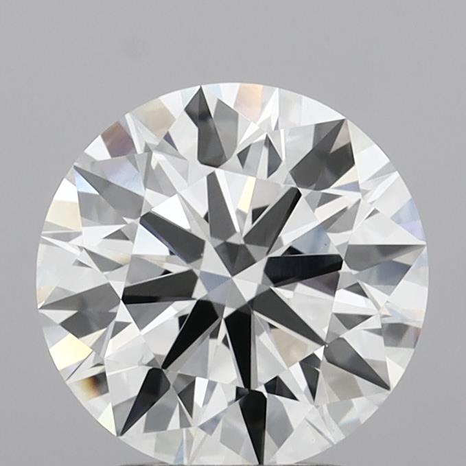 2.87 Carat Round Shaped, Ideal Cut, E Color, VVS2 Clarity, IGI Certified Lab Grown Diamond