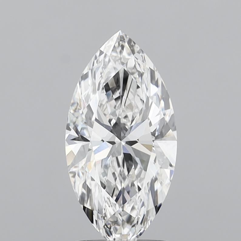 1.50 Carat Marquise Shaped, Ideal Cut, E Color, VVS1 Clarity, IGI Certified Lab Grown Diamond