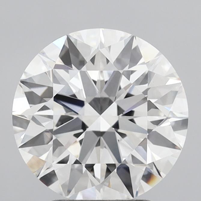 3.04 Carat Round Shaped, Ideal Cut, E Color, VVS2 Clarity, IGI Certified Lab Grown Diamond