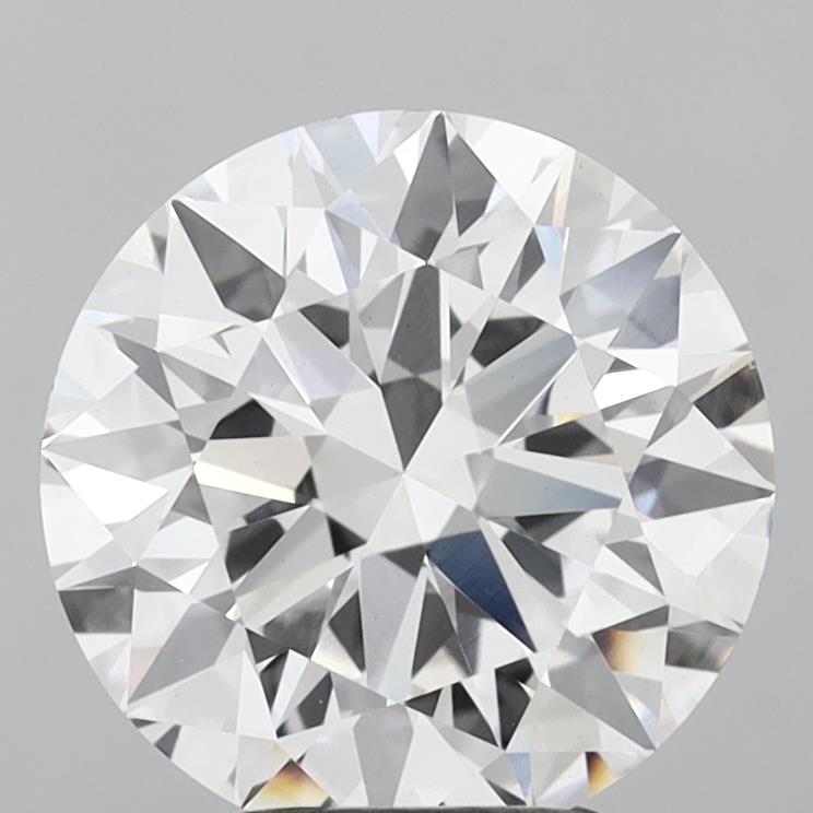 4.07 Carat Round Shaped, Ideal Cut, E Color, VS1 Clarity, IGI Certified Lab Grown Diamond