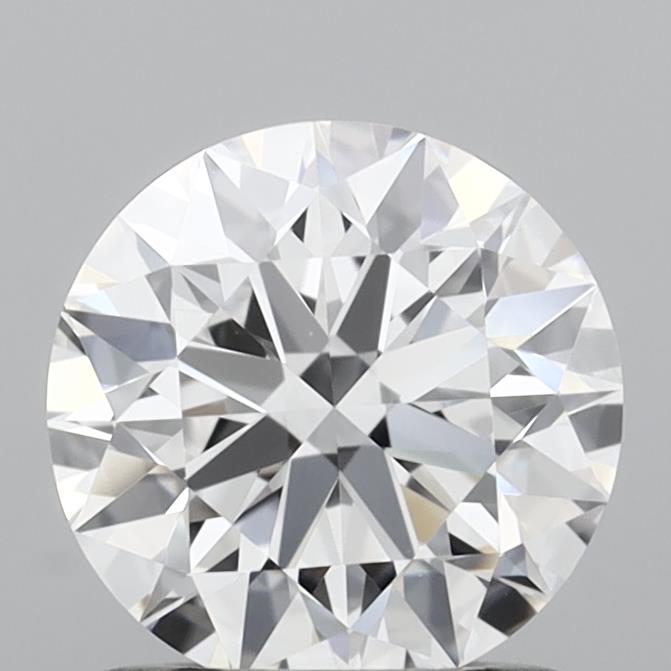 1.08 Carat Round Shaped, Ideal Cut, D Color, VS1 Clarity, IGI Certified Lab Grown Diamond