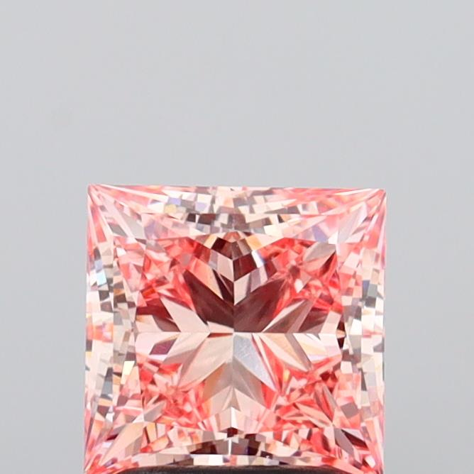 1.92 Carat Princess Shaped, Ideal Cut, VS1 Clarity, IGI Certified Lab Grown Diamond