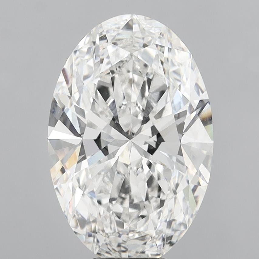 8.06 Carat Oval Shaped, Ideal Cut, E Color, VVS1 Clarity, IGI Certified Lab Grown Diamond