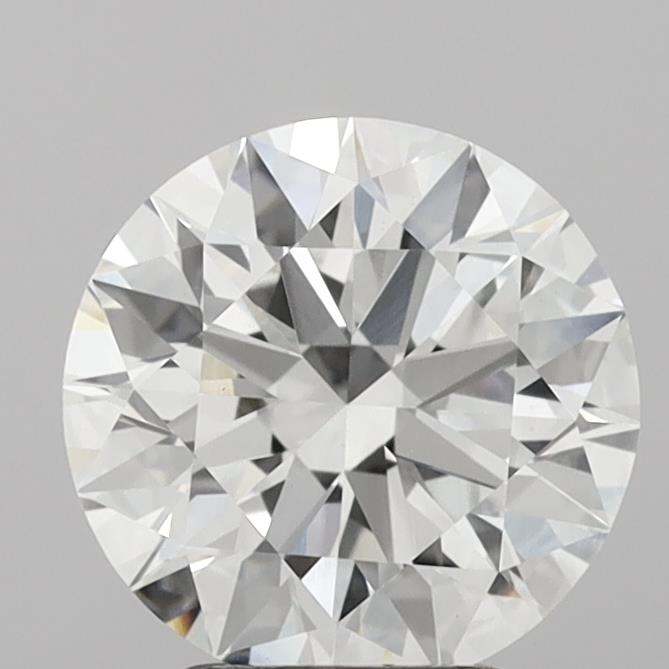3.05 Carat Round Shaped, Ideal Cut, E Color, VVS2 Clarity, IGI Certified Lab Grown Diamond