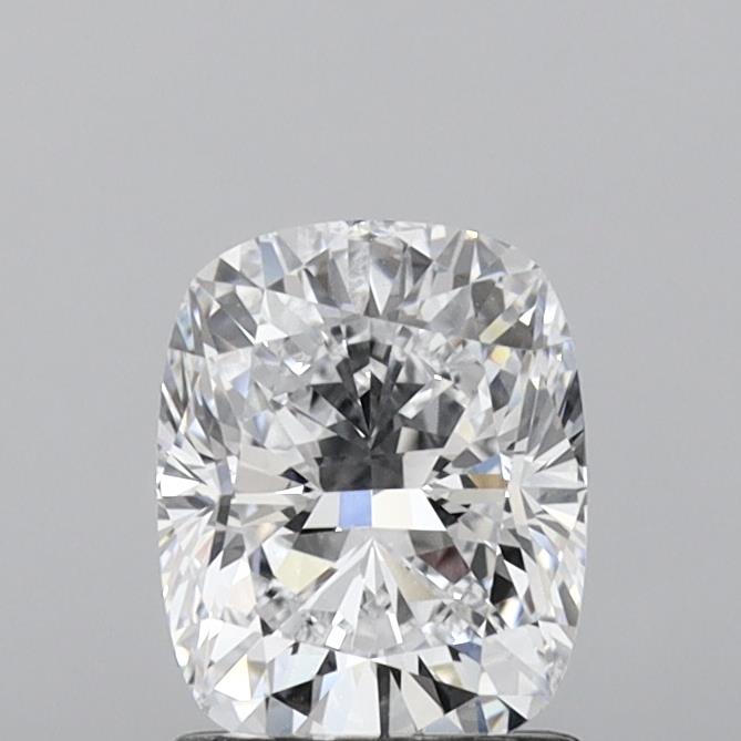 1.62 Carat Cushion Shaped, Ideal Cut, D Color, VVS2 Clarity, IGI Certified Lab Grown Diamond