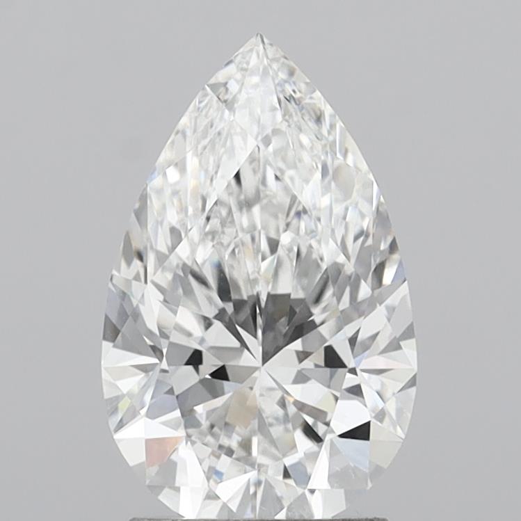 2.20 Carat Pear Shaped, Ideal Cut, E Color, VVS2 Clarity, IGI Certified Lab Grown Diamond