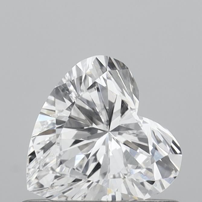 0.52 Carat Heart Shaped, Very Good Cut, D Color, VS1 Clarity, IGI Certified Lab Grown Diamond