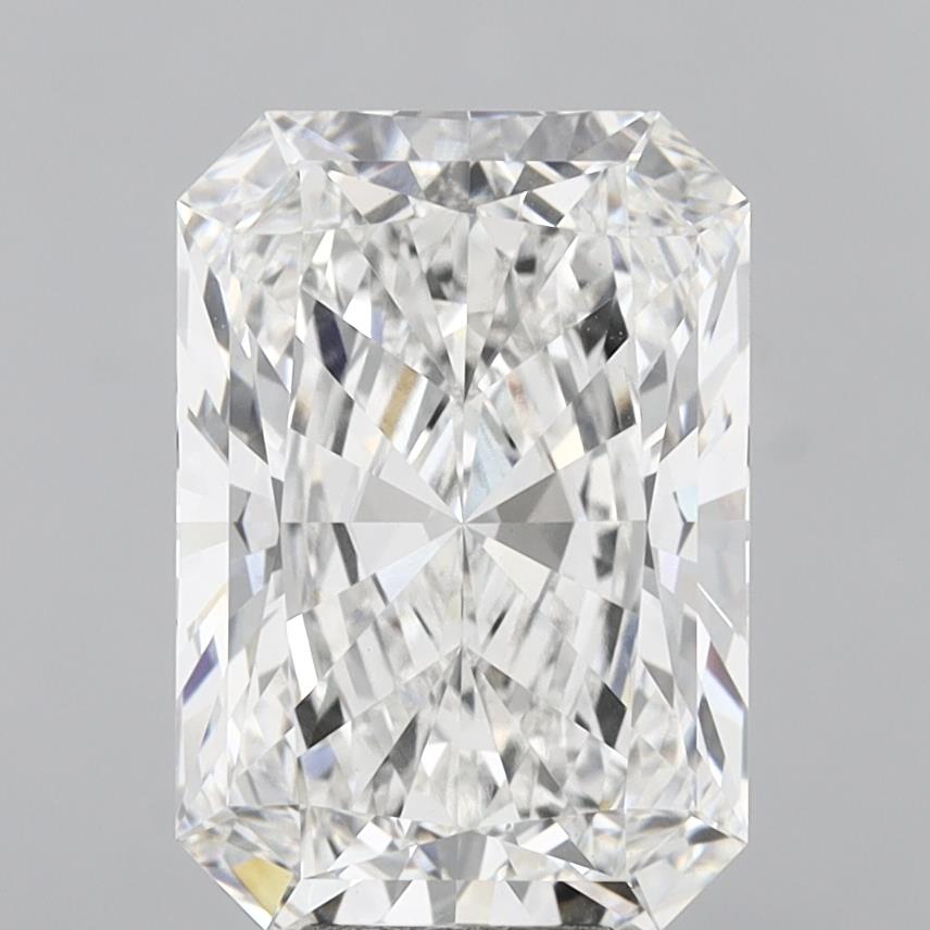 10.05 Carat Radiant Shaped, Ideal Cut, F Color, VVS2 Clarity, IGI Certified Lab Grown Diamond