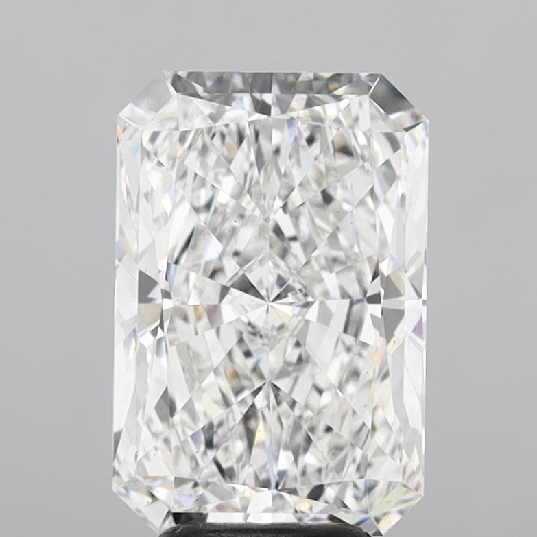 5.04 Carat Radiant Shaped, Excellent Cut, E Color, VS2 Clarity, IGI Certified Lab Grown Diamond