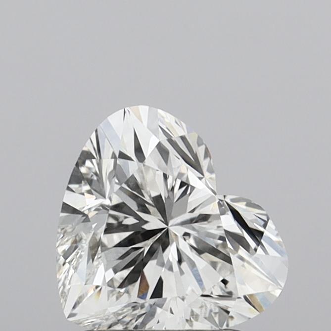 1.59 Carat Heart Shaped, Ideal Cut, G Color, VVS2 Clarity, IGI Certified Lab Grown Diamond