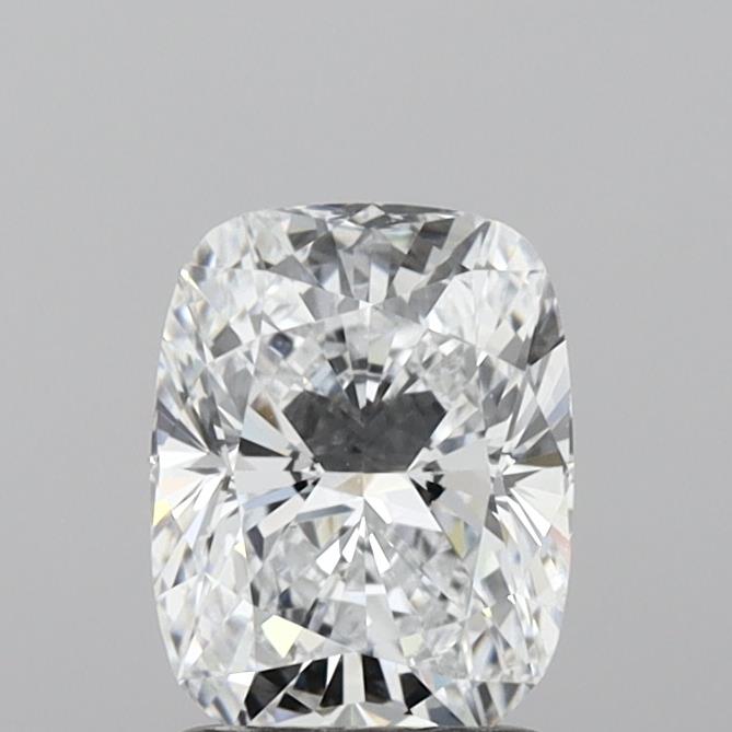 1.55 Carat Cushion Shaped, Ideal Cut, D Color, VVS1 Clarity, IGI Certified Lab Grown Diamond