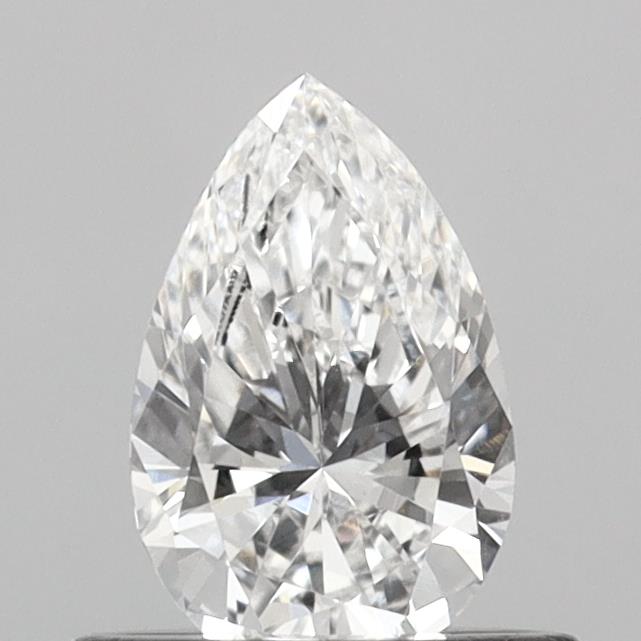 0.53 Carat Pear Shaped, Very Good Cut, D Color, VVS2 Clarity, IGI Certified Lab Grown Diamond