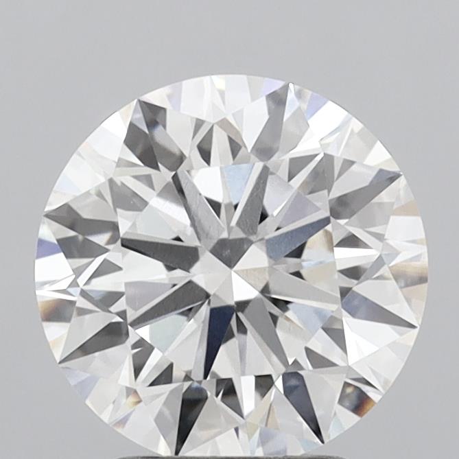 2.81 Carat Round Shaped, Ideal Cut, E Color, VVS2 Clarity, IGI Certified Lab Grown Diamond